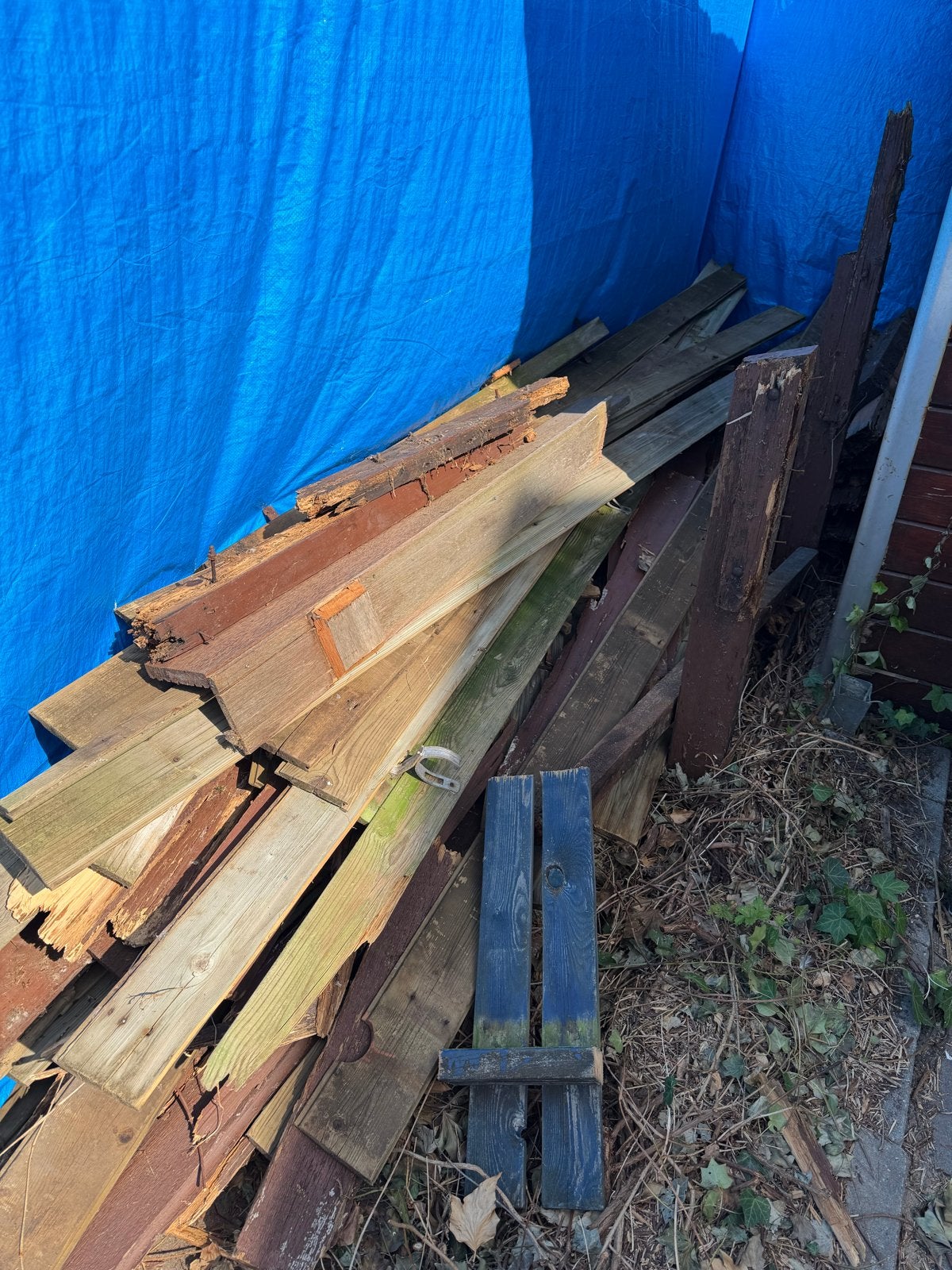 Hout, Doe-het-zelf en Verbouw, Hout en Planken, Ophalen, Gebruikt, 25 tot 50 mm, Overige typen