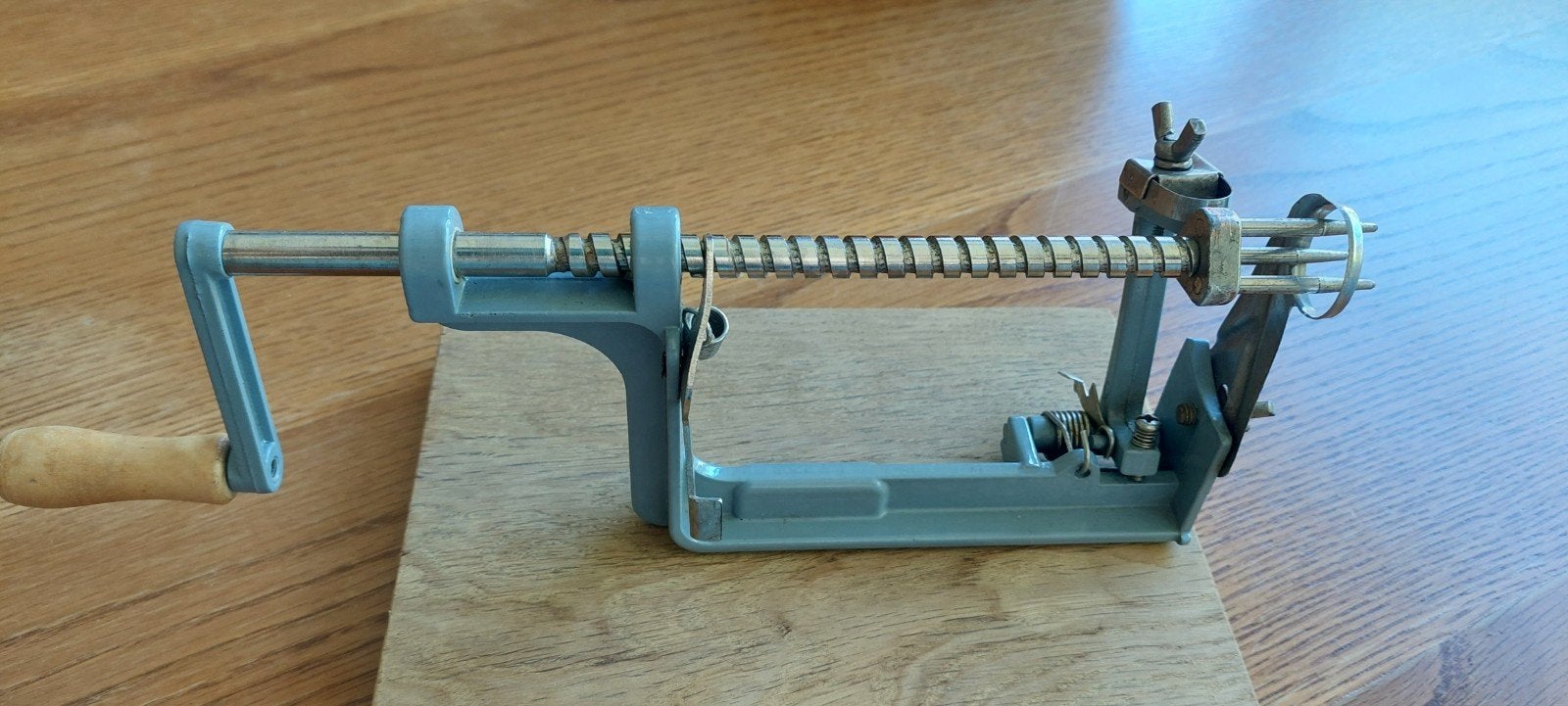 Vintage handmatige appelschilmachine, Ophalen of Verzenden