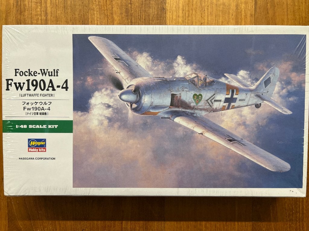 Hasegawa Focke-Wulf Fw 190A-4 1:48 - 09091, Hasegawa, Nieuw, Ophalen of Verzenden, Groter dan 1:72