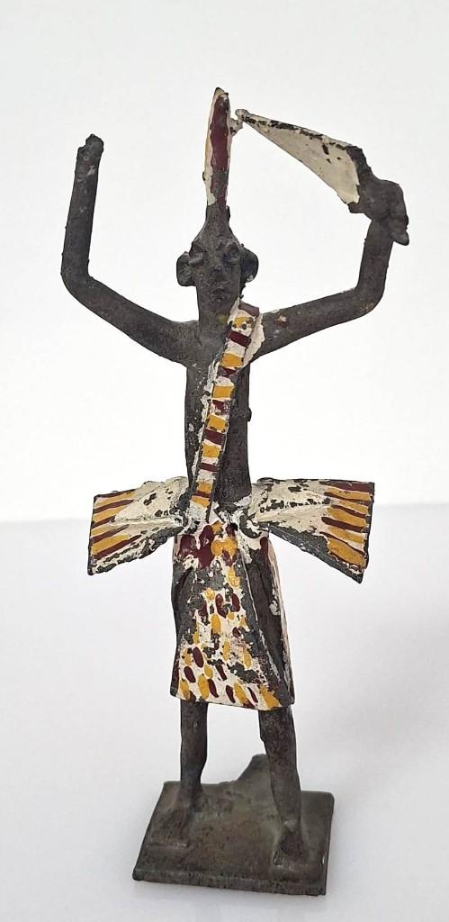 Prachtig Akan Ashanti Tribal Art Metaal Figuur # 1, Antiek en Kunst, Kunst | Niet-Westerse kunst, Ophalen of Verzenden