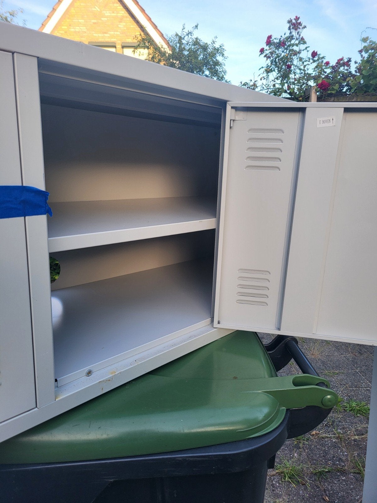 Metalen lockers / opbergkasten - opknappers, Ophalen, Gebruikt, Industrieel