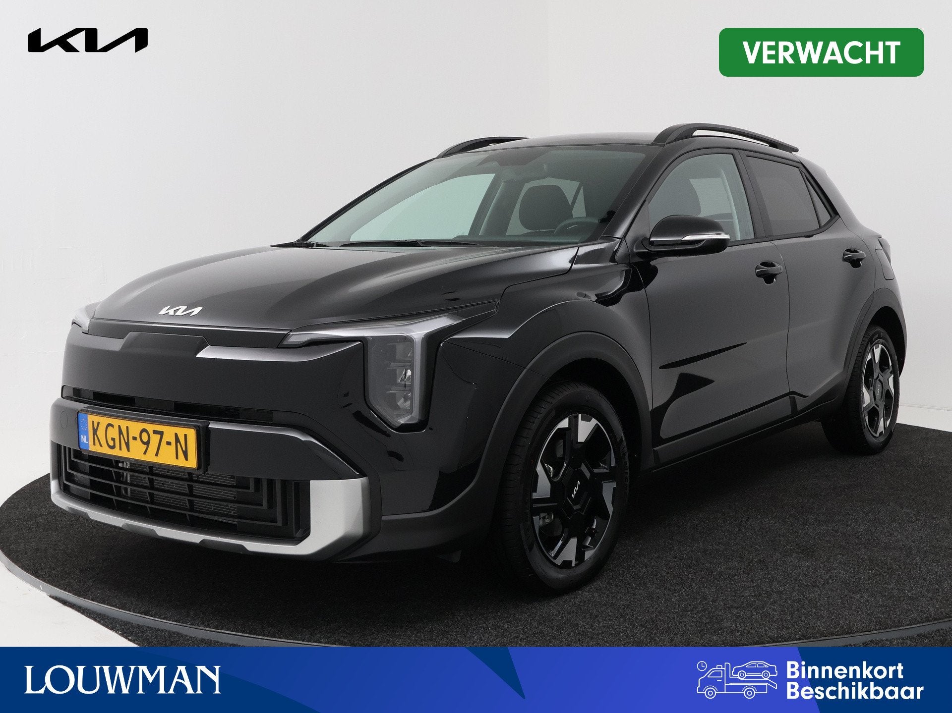 Kia Stonic 1.0 T-GDi MHEV ExecutiveLine | Company Car | 10 J, Auto's, Voorwielaandrijving, 12 maanden, 116 pk, Zwart