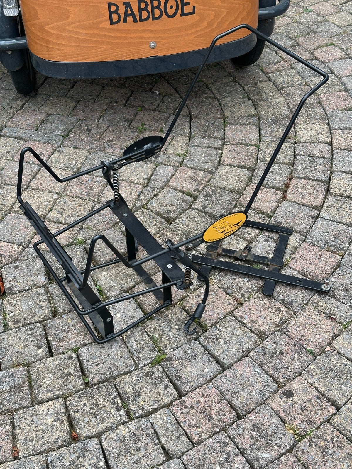 Steco Maxi Cosi autostoel-houder voor in de bakfiets, Ophalen, Gebruikt, Vering, Minder dan 20 kg