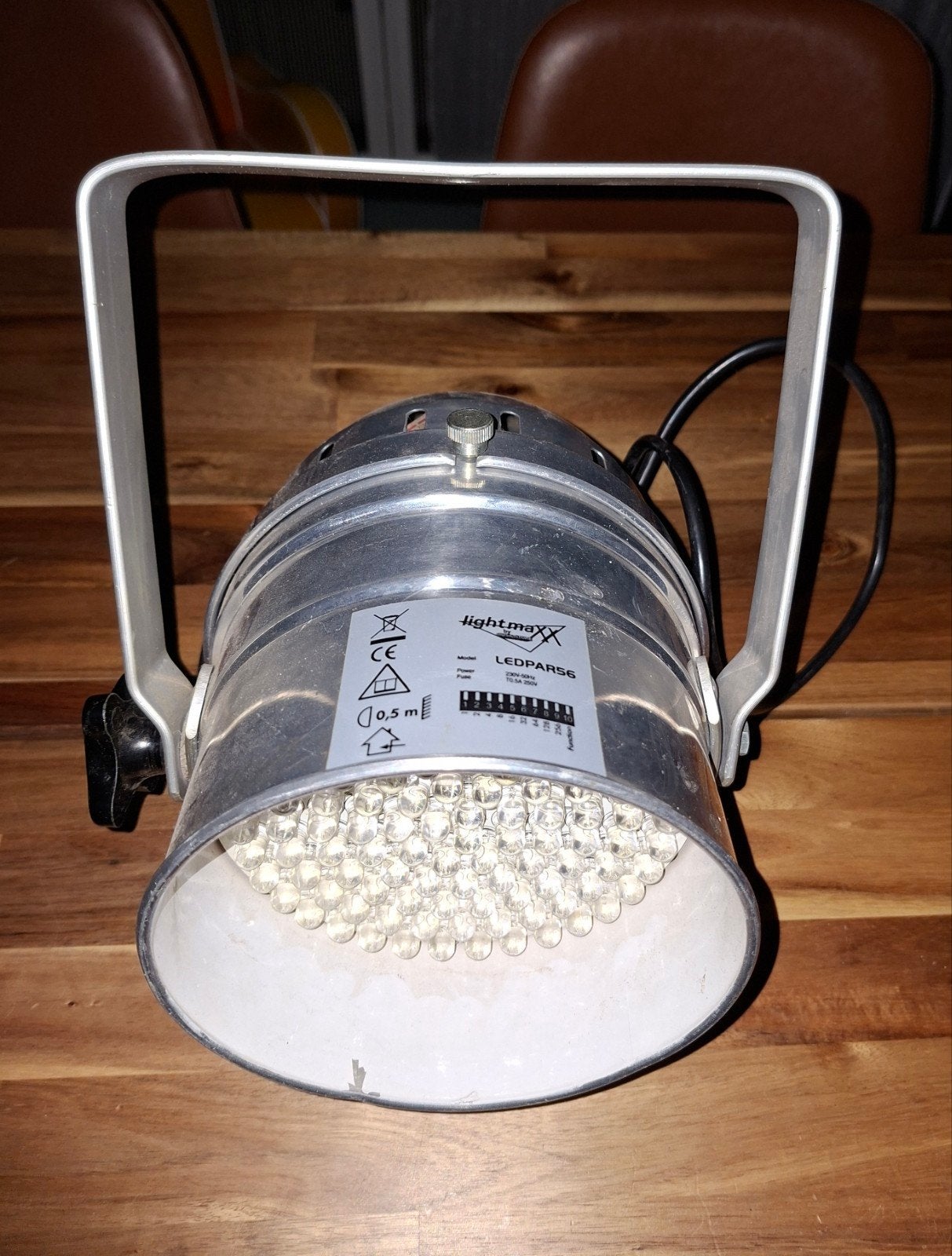 Lamp lightmaxx ledpar-56 can, in gepolijste uitvoering, Ophalen of Verzenden, Licht