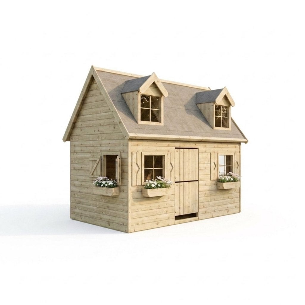Speelhuisje, Ophalen, Gebruikt, Hout