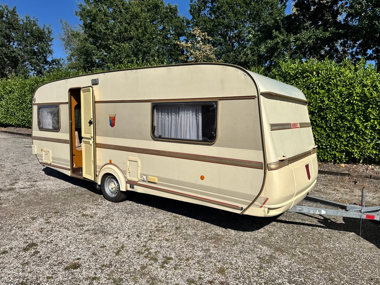 Tabbert 560 Comtesse - Mover / Voortent en Luifel!, Caravans en Kamperen, Caravans, Rondzit, Tabbert, Bedrijf, 6 tot 7 meter