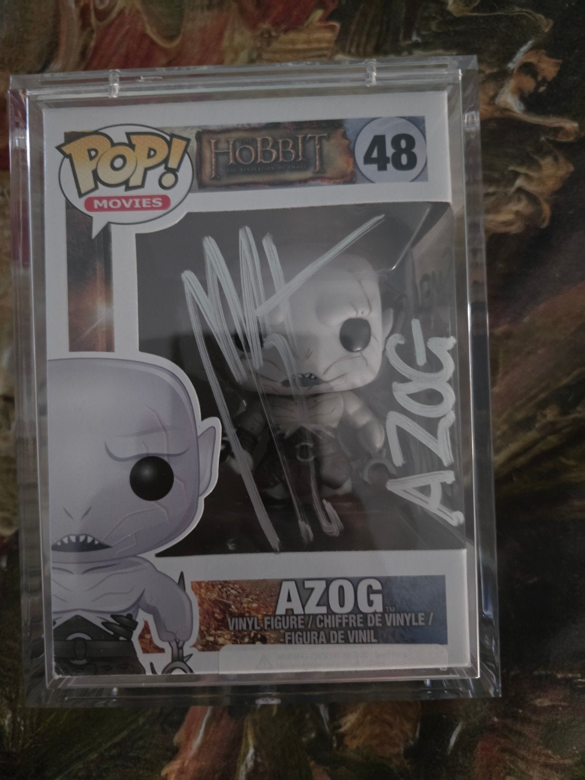 Funko Pop! Azog The Hobbit Gesigneerd met SWAU Certificaa, Ophalen of Verzenden, Zo goed als nieuw