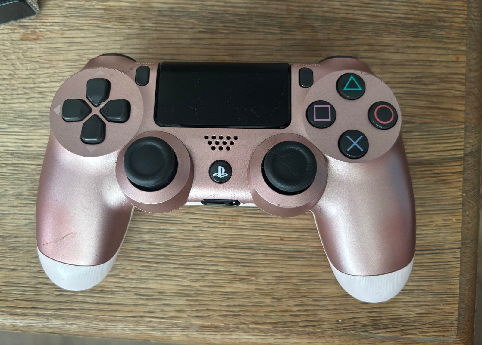 PS4 Controller Roségoud - Lichte Stick Drift Links, Gebruikt, Ophalen of Verzenden, Controller, PlayStation 4