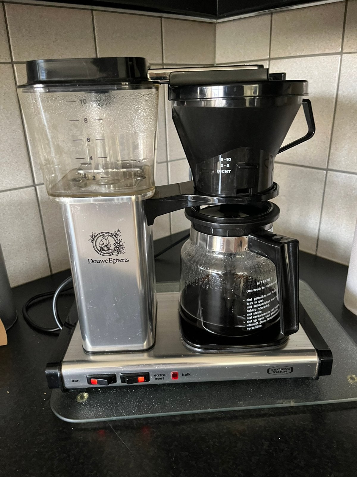 Een goed werkend koffieapparaat van DE, Witgoed en Apparatuur, Koffiezetapparaten, Ophalen, Zo goed als nieuw, Koffiemachine