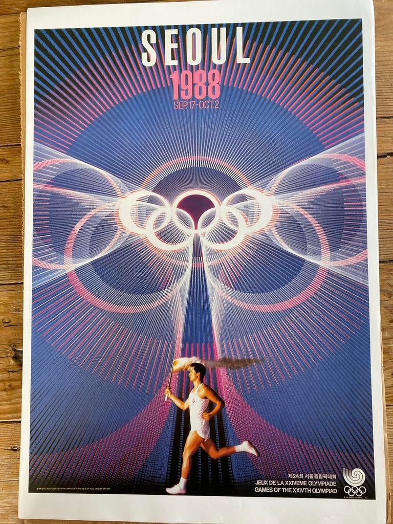 Diverse Olympische Spelen posters, Ophalen of Verzenden, Sport, A1 t/m A3, Rechthoekig Staand