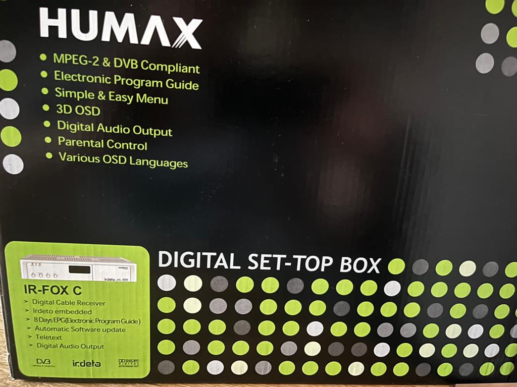 HUMAX IR-FOX C – Digitale DVB-C ontvanger, Ophalen of Verzenden, Nieuw