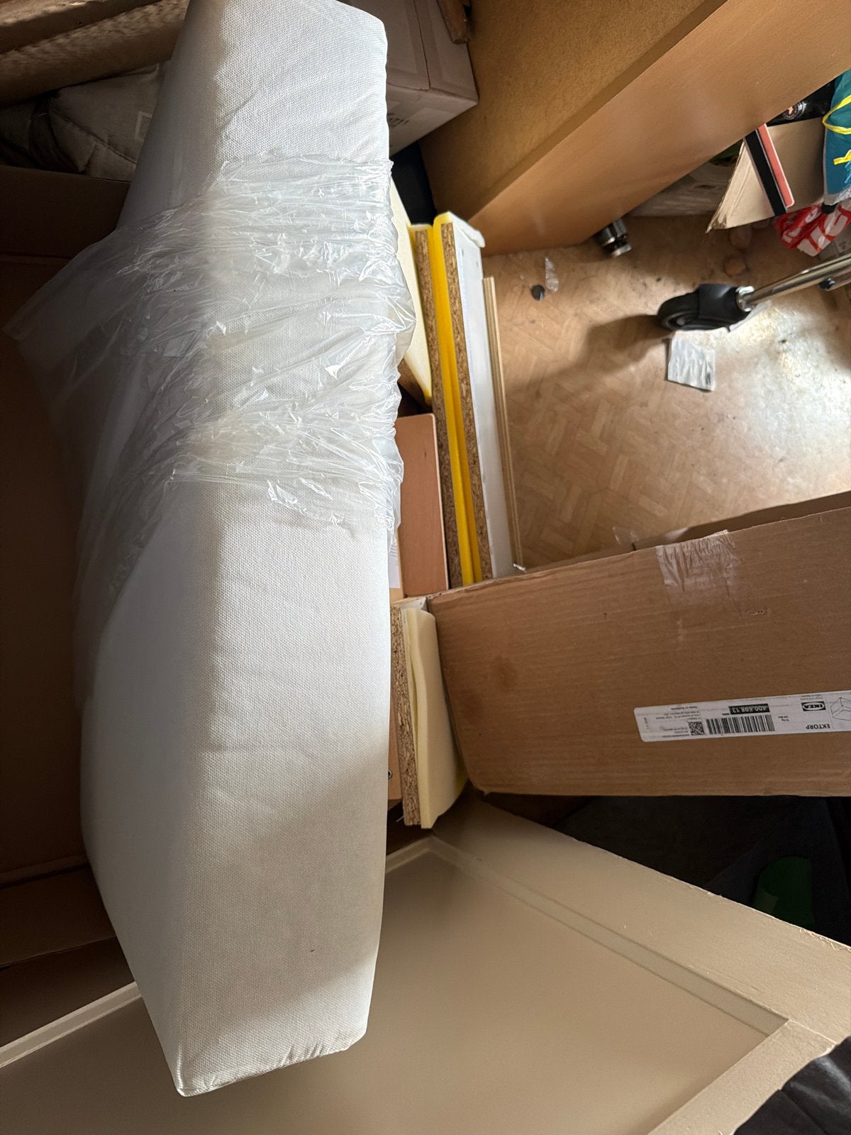 Nieuwe bankkussen - IKEA Ektorp, Ophalen, 150 tot 200 cm, 75 tot 100 cm, Rechte bank