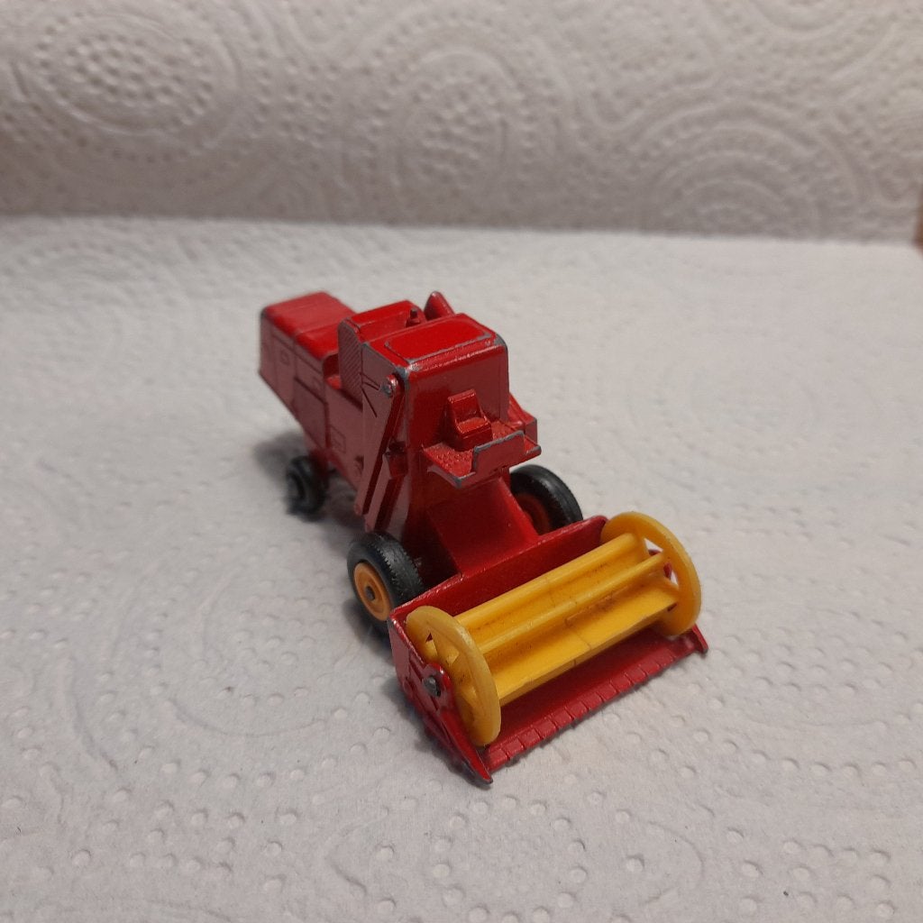Matchbox Combine harvester, Ophalen of Verzenden, Gebruikt, Tractor of Landbouw