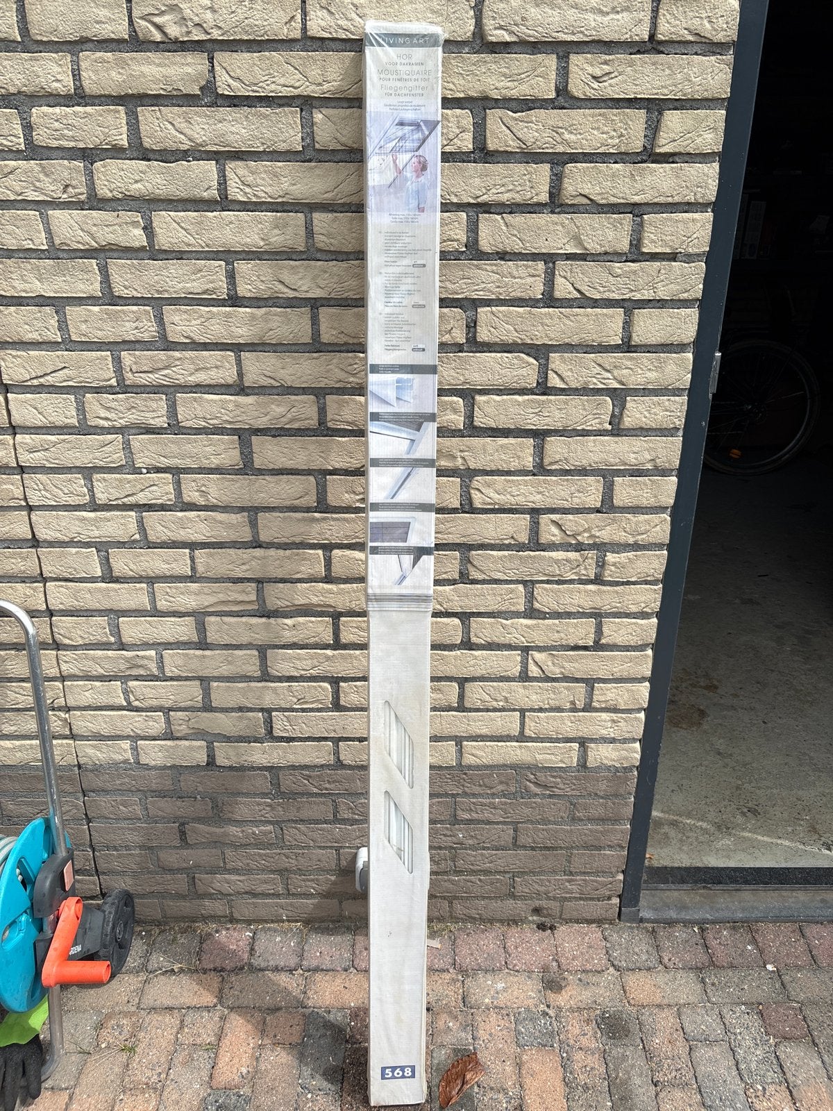 Hor voor dakraam - 110x160 cm - Wit kozijn, Antraciet gaas, Overige typen, Nieuw, 200 tot 215 cm, Ophalen