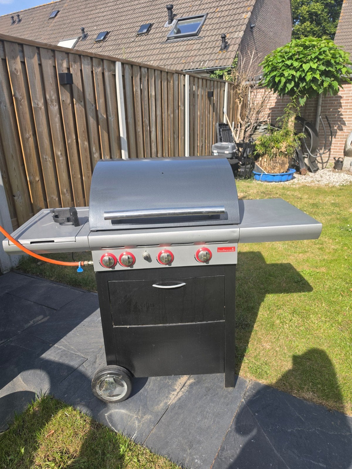 Barbecook gasbarbecue met zijbrander, Ophalen of Verzenden, Gebruikt, Barbecook
