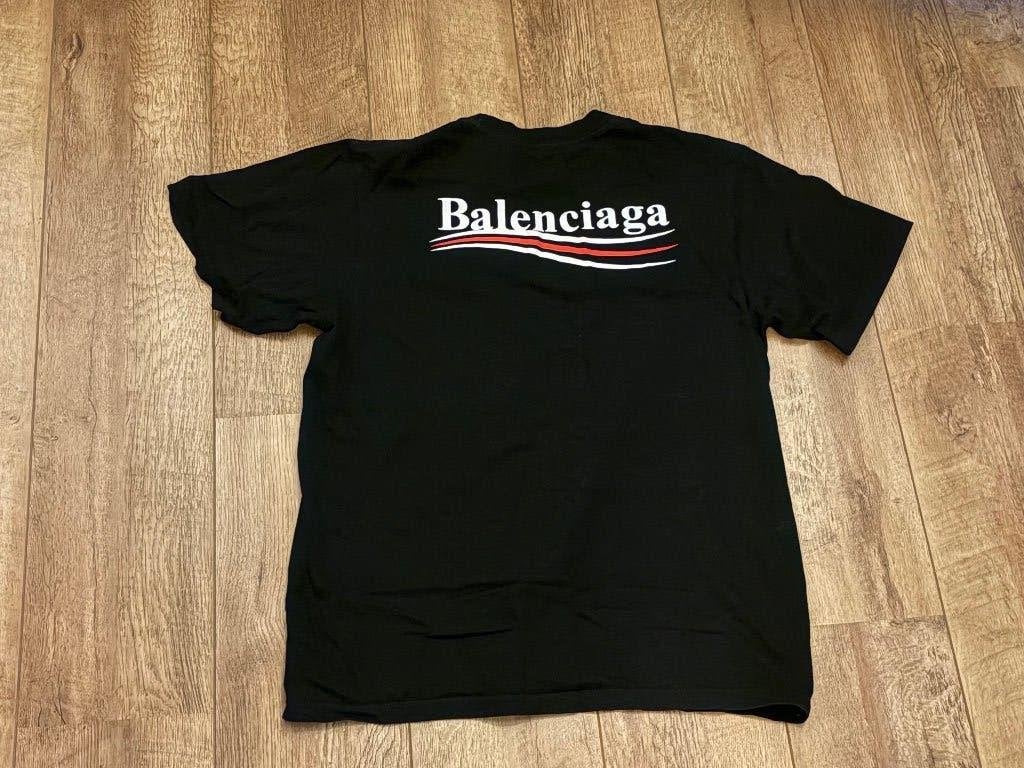 Balenciaga  t-shirts, Maat 52/54 (L), Zwart, Ophalen of Verzenden, Zo goed als nieuw