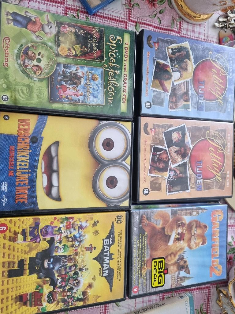Vol boodschappen tas kinder dvds, Ophalen, Alle leeftijden, Overige genres, Zo goed als nieuw
