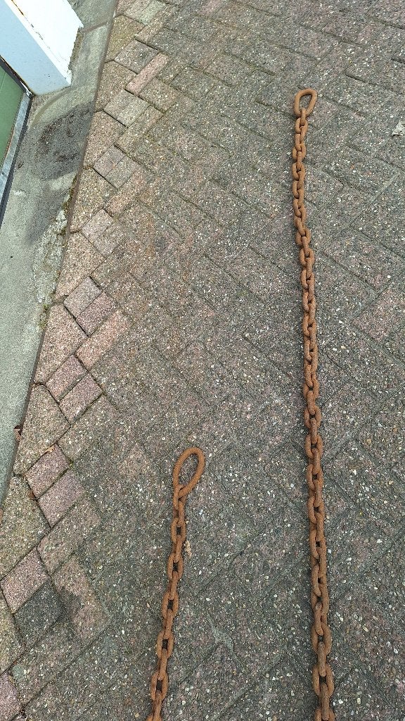 3 kettingen 12 mm dik, Ophalen, Gebruikt, Industriepark 2a 9351PA Leek, H.O.Albert Ale Slotema