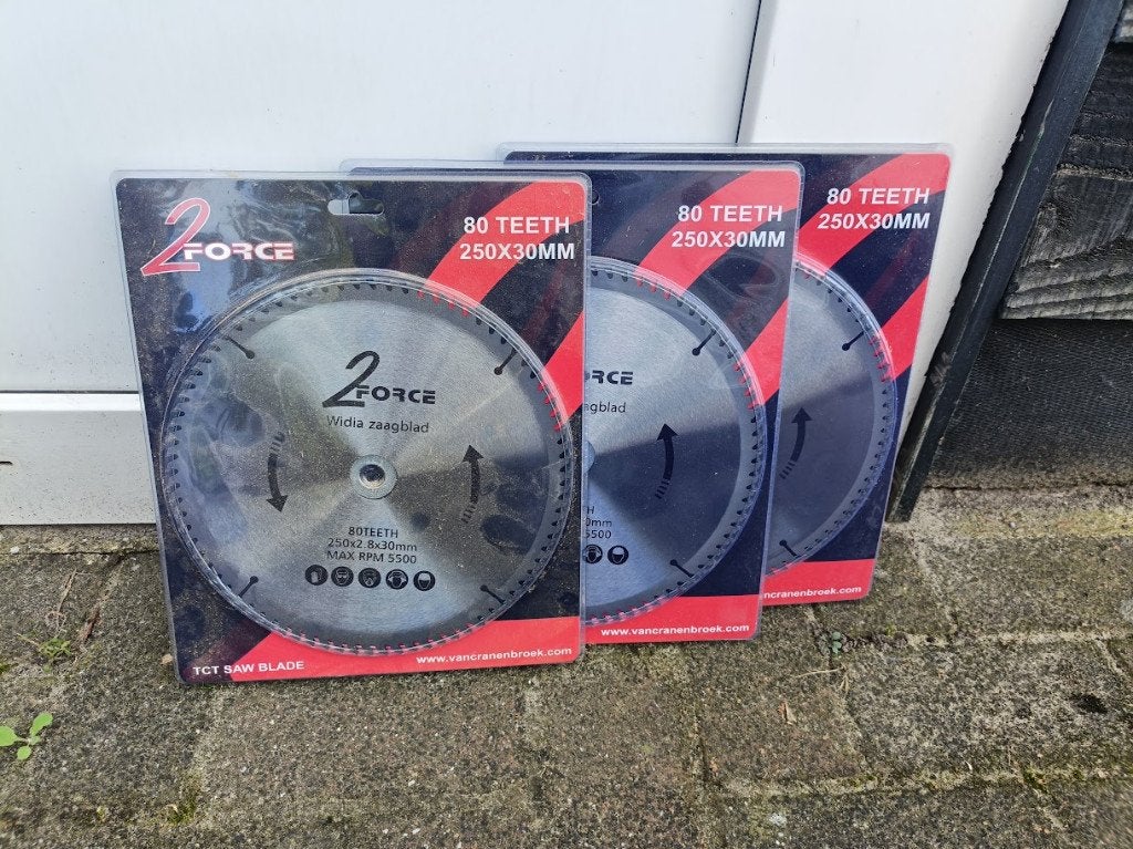 tka drie zaagbladen in verpakking, Ophalen, Nieuw
