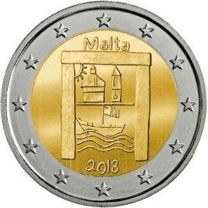 2 Euro Malta 2018 UNC - Cultureel Erfgoed, Verzenden, Malta, 2 euro, Losse munt