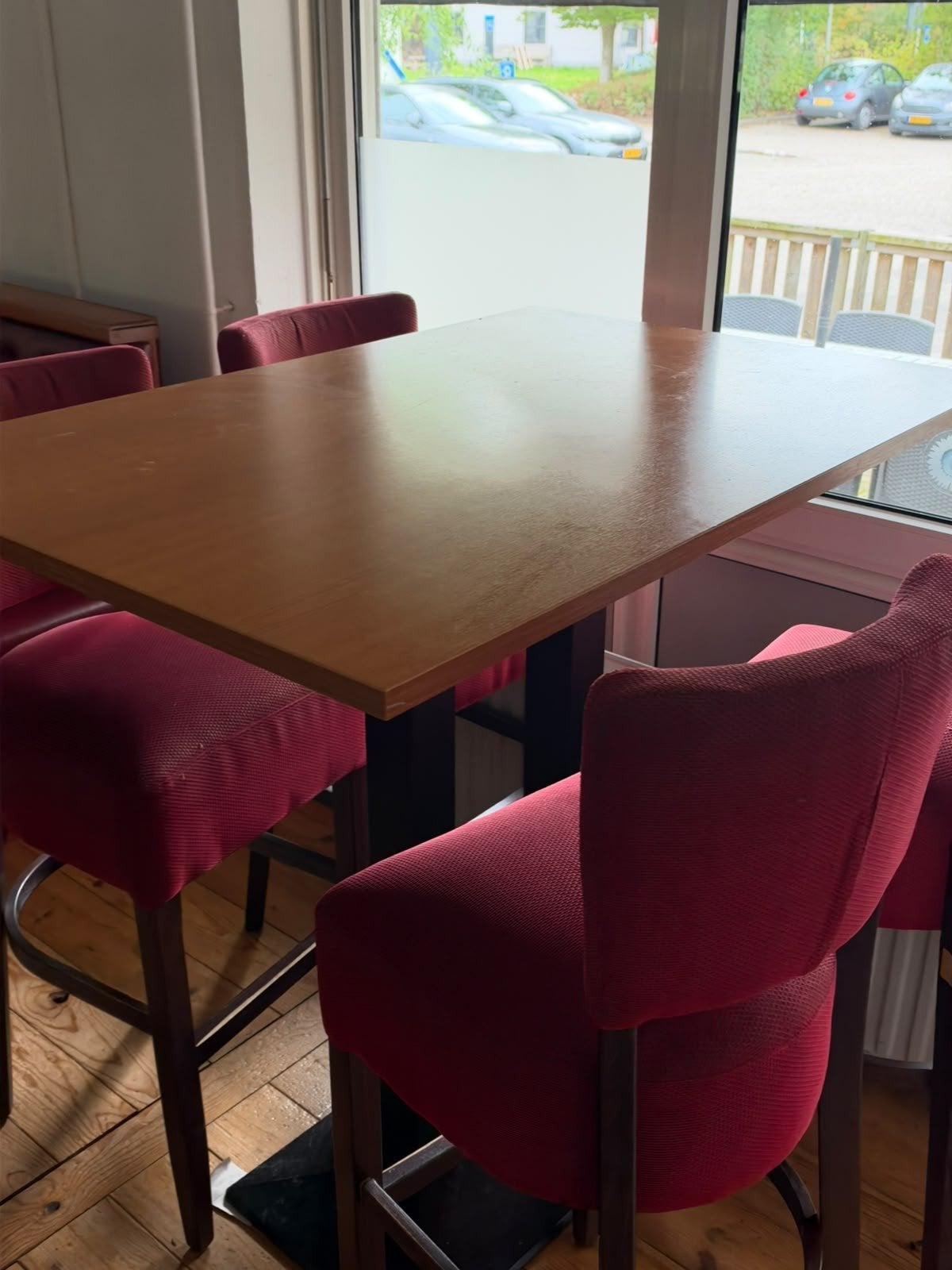 hoge tafel 120x80, Ophalen, Gebruikt
