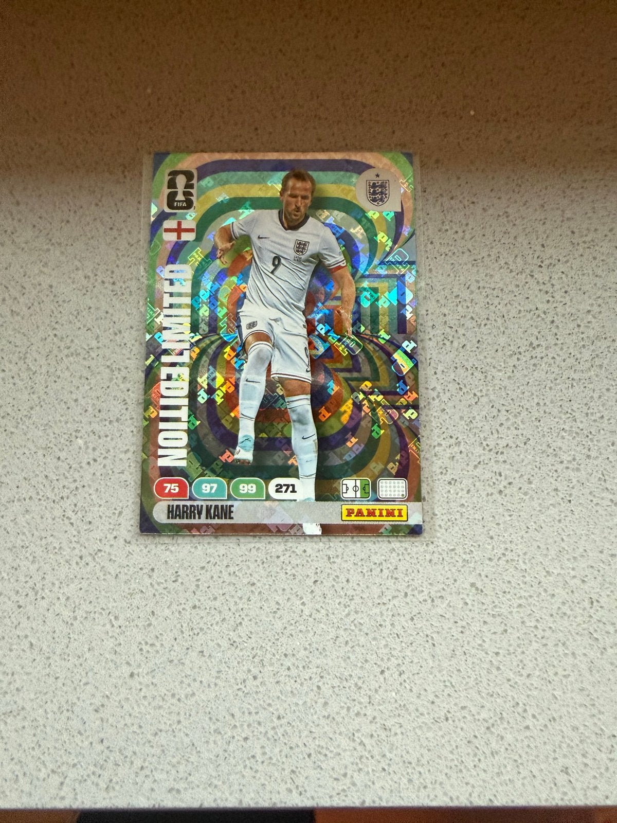 Harry Kane Limited Edition WK 2026 Voetbal Kaart Panini, Ophalen of Verzenden, Nieuw, Buitenlandse clubs, Spelerskaart