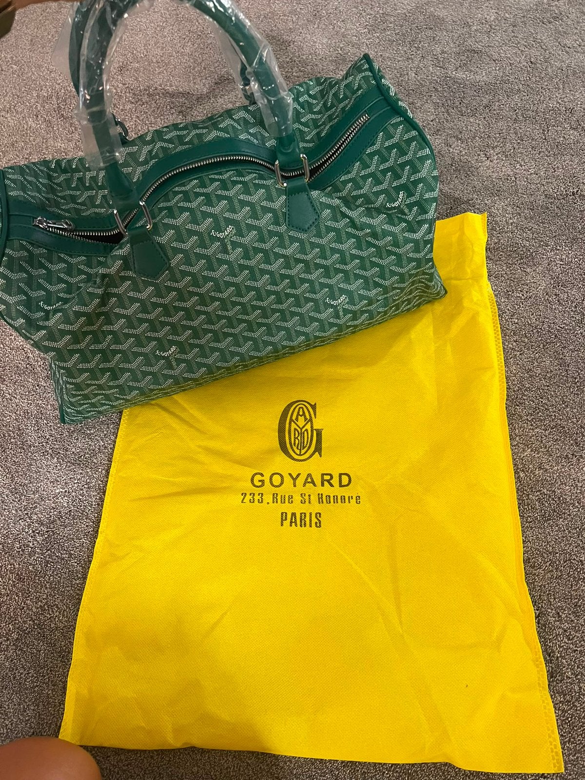 Groene Goyard Croisière duffle tas, Ophalen of Verzenden, Zo goed als nieuw, Groen, Shopper