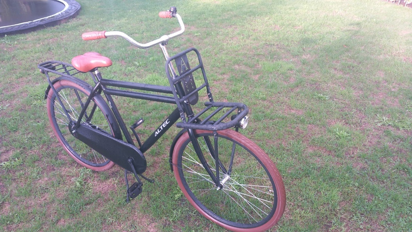 Altec Transportfiets - Zwart met bruine accenten, Ophalen, Gebruikt, Terugtraprem, Overige merken