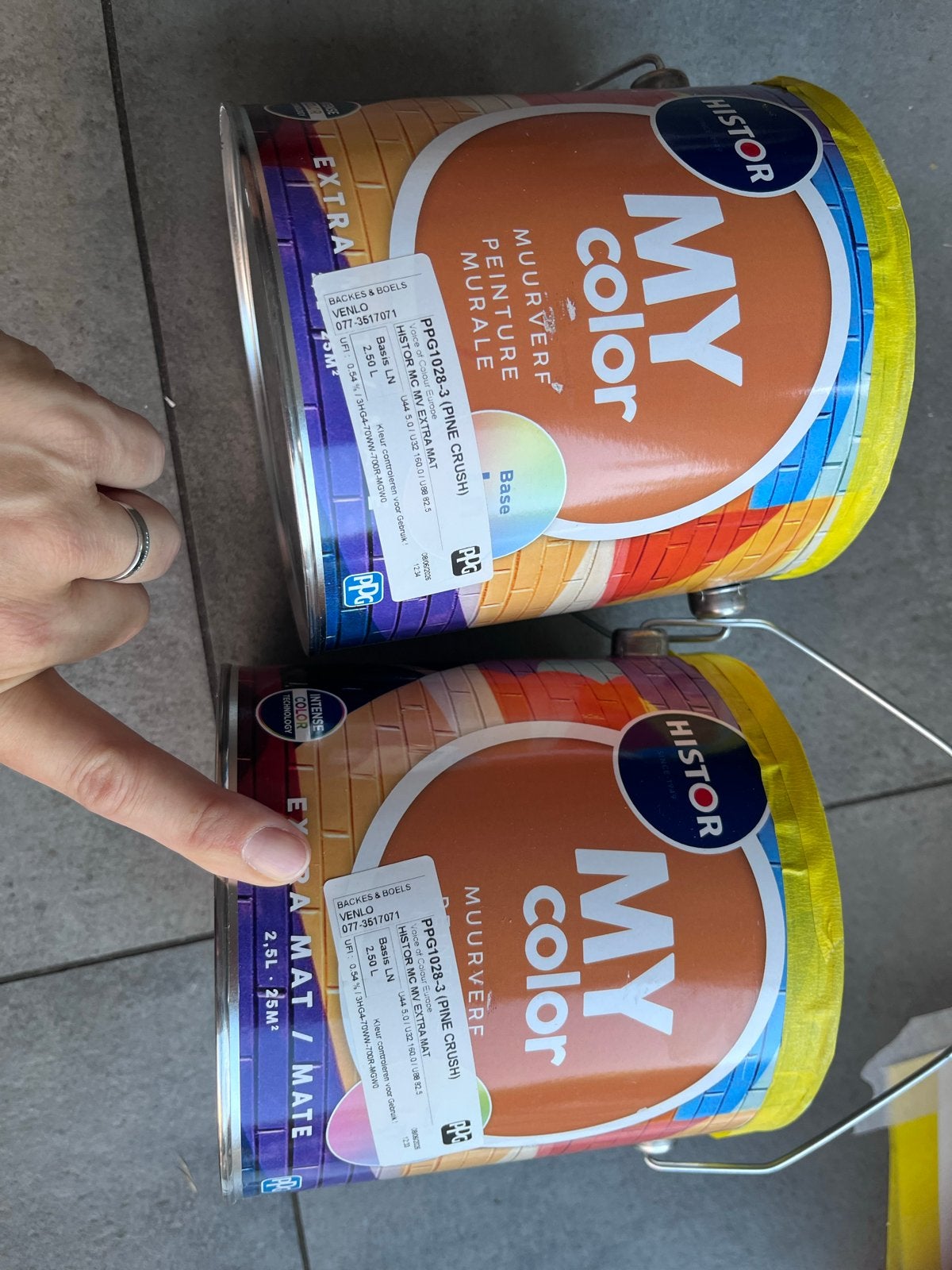 Histor My Color Muurverf Extra Mat - Pine Crush 2.5L, Nieuw, Ophalen of Verzenden, Verf, Minder dan 5 liter