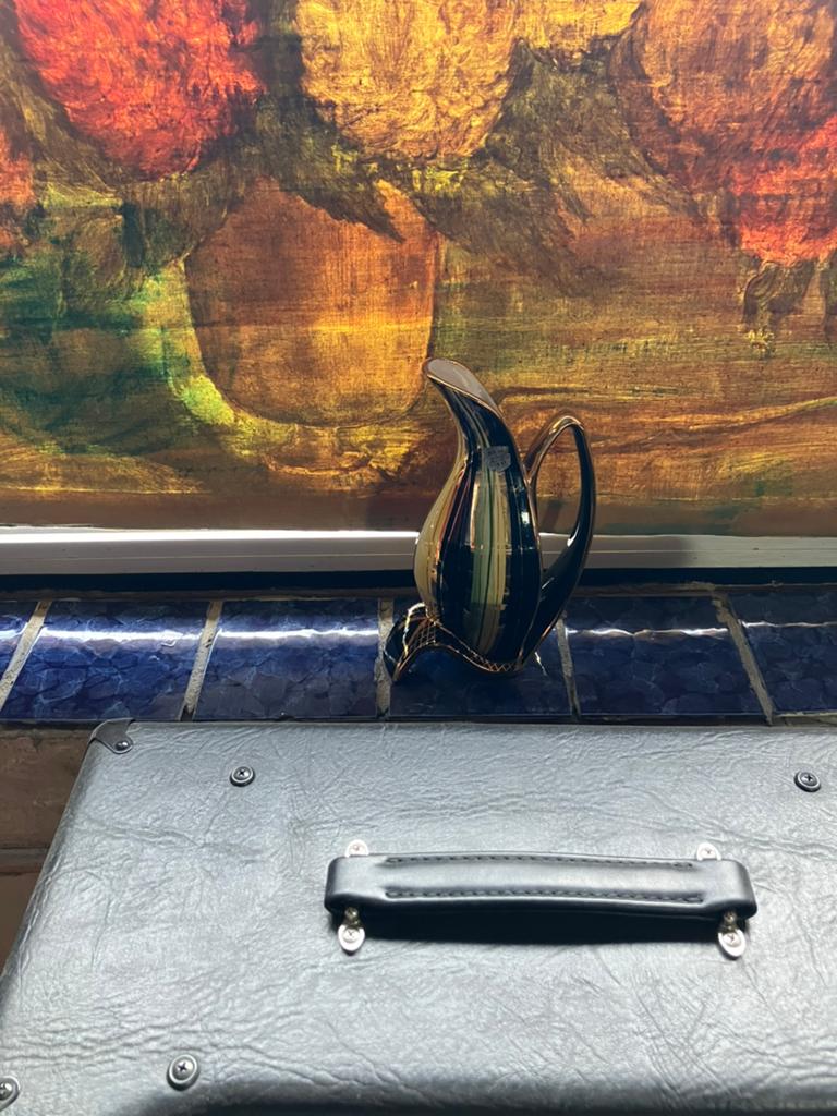 Vintage H. Bequet Quaregnon model 438 – Mid-Century vaas, Ophalen