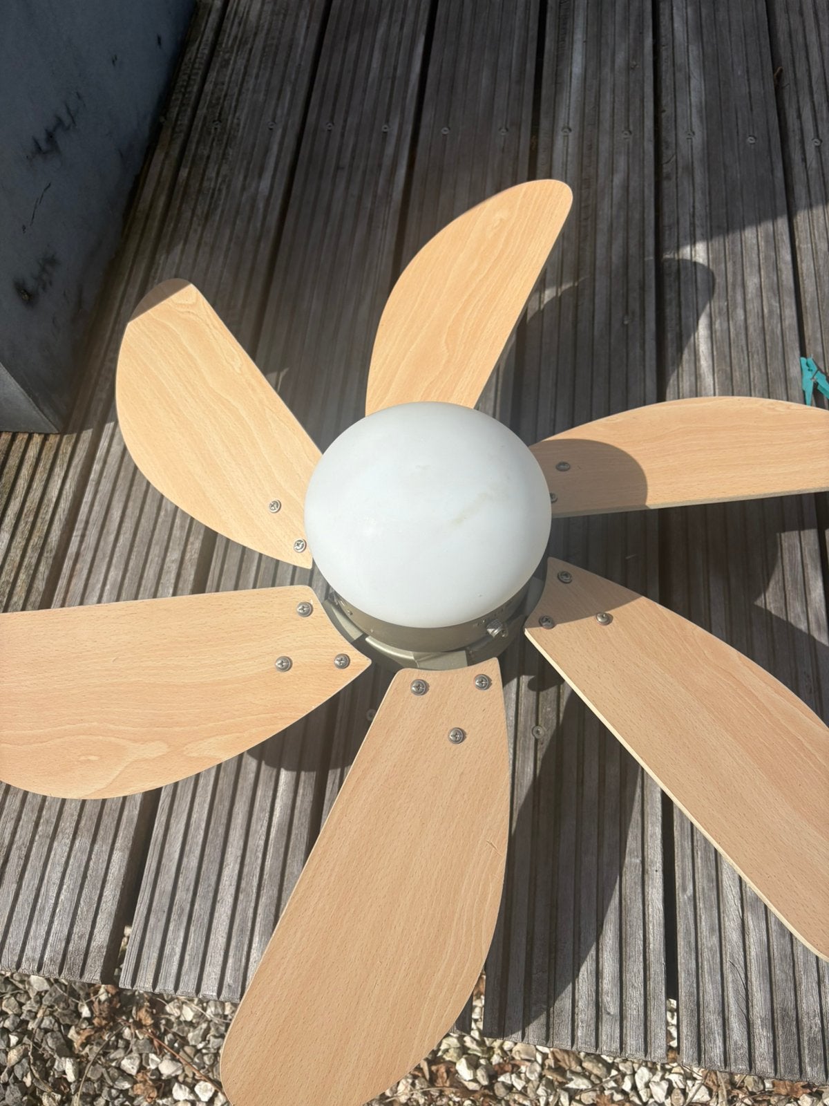 Plafondventilator, Witgoed en Apparatuur, Ventilatoren, Ophalen, Zo goed als nieuw, Plafondventilator