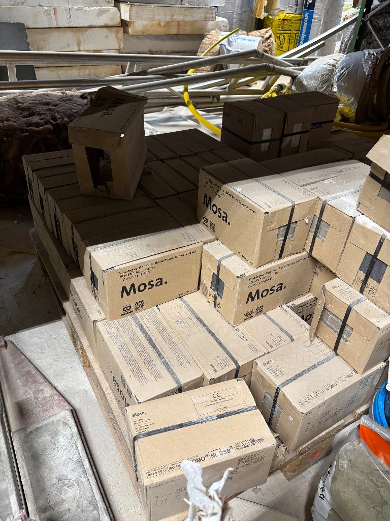 Mosa tegeltjes antraciet, Ophalen, Nieuw, Minder dan 20 cm, Wandtegels