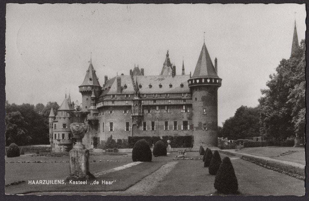 Haarzuilens, Kasteel de Haar, gebruikt 1964, Ophalen of Verzenden, 1960 tot 1980, Gelopen, Utrecht