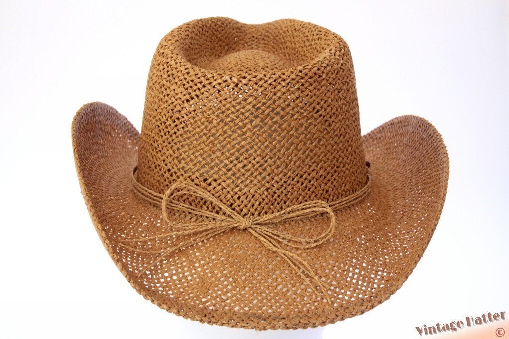 cowboy Western zomerhoed Hawkins beige bruin 54-61 Nieuw, Kleding | Heren, Hoed, Nieuw, Hawkins, One size fits all