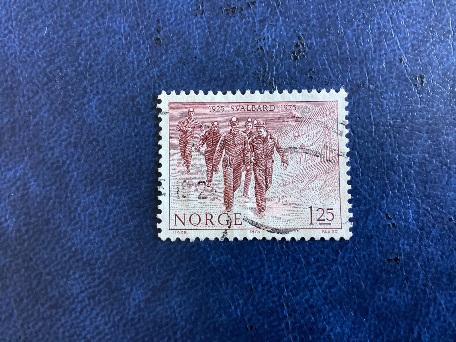 Noorwegen 1975- Mi.710-Spitsbergen 1925-1975, Ophalen of Verzenden, Noorwegen, Gestempeld