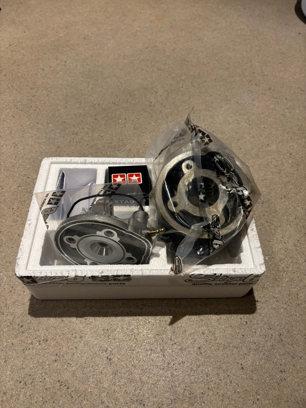 Nieuwstaat stage 6 50cc cilinderkit voor AM6, Ophalen of Verzenden, Zo goed als nieuw, Cilinder