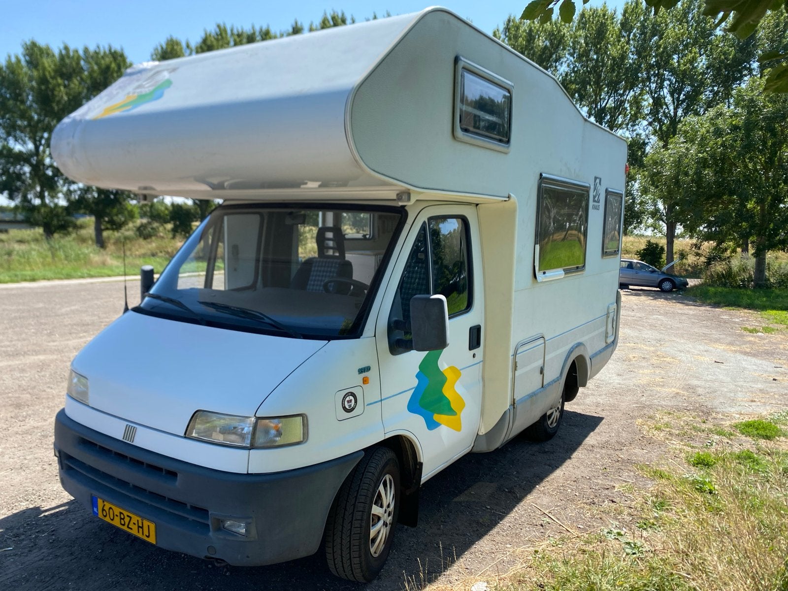 Fiat Ducato Camper 1997 - 4 persoons met airco en luifel, Particulier, Airconditioning, Fiat, Achteruitrijcamera