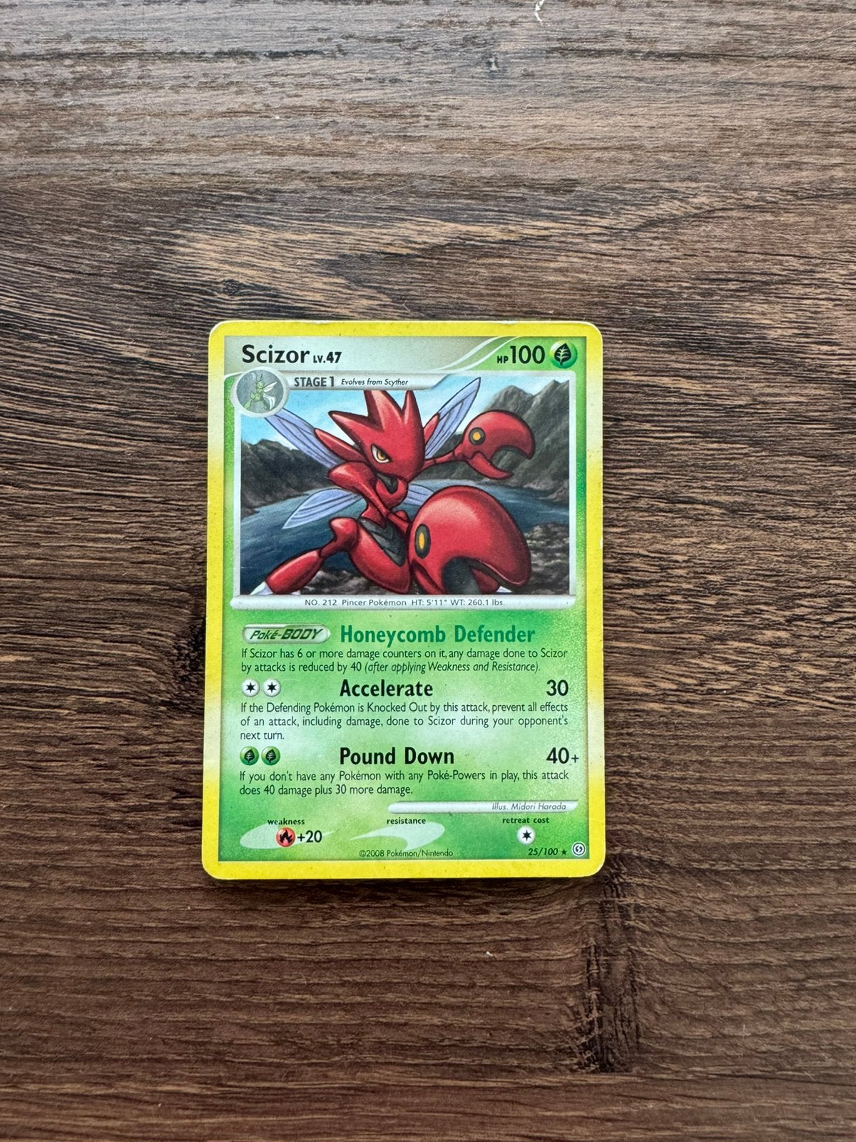 Scizor Lv.47 (STF 25) Stormfront, Ophalen of Verzenden, Zo goed als nieuw, Losse kaart