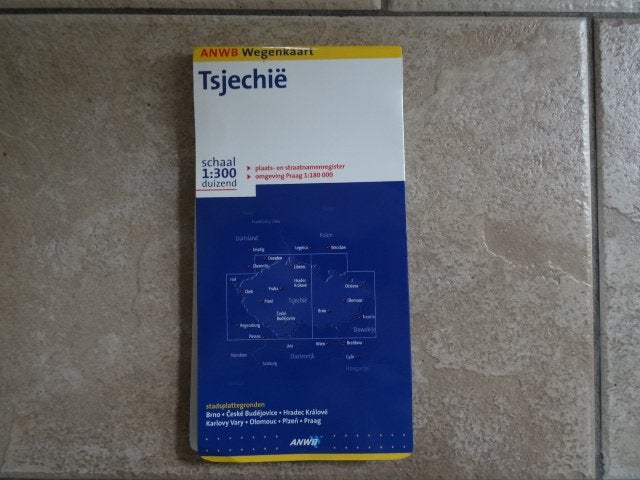 anwb wegenkaart Tsjechie, 2000 tot heden, Europa Overig, Ophalen of Verzenden, Landkaart