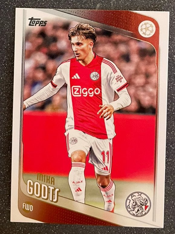 Topps UCC Flagship ‘26    MIKA GODTS    AFC AJAX, Verzenden, Zo goed als nieuw, Plaatje