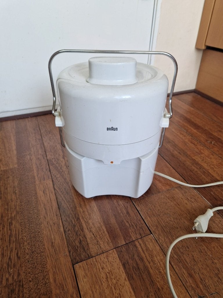 Vintage Braun sapcentrifuge of juicer, Witgoed en Apparatuur, Juicers, Ophalen of Verzenden, Gebruikt, Elektrisch, Sapcentrifuge