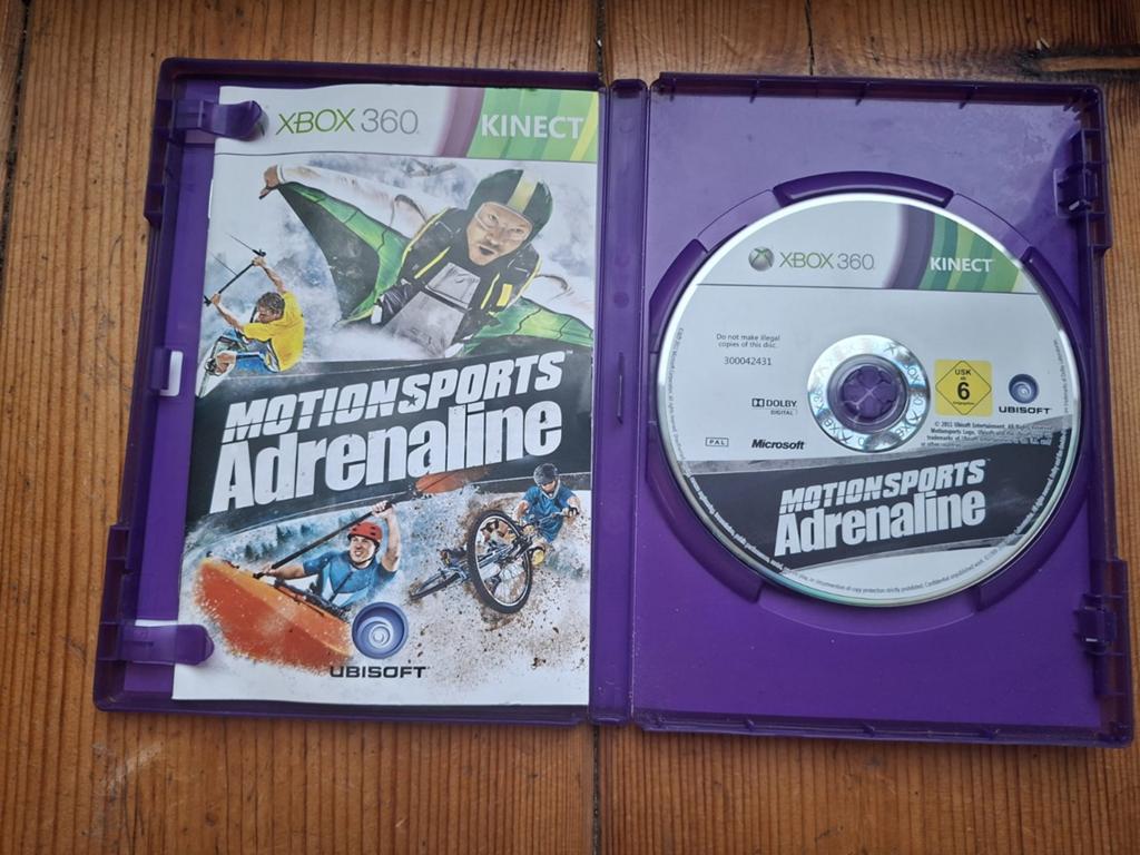 Motionsports Adrenaline, Xbox 360 Exclusief Kinect Sensor., Spelcomputers en Games, Ophalen of Verzenden, Zo goed als nieuw, Sport
