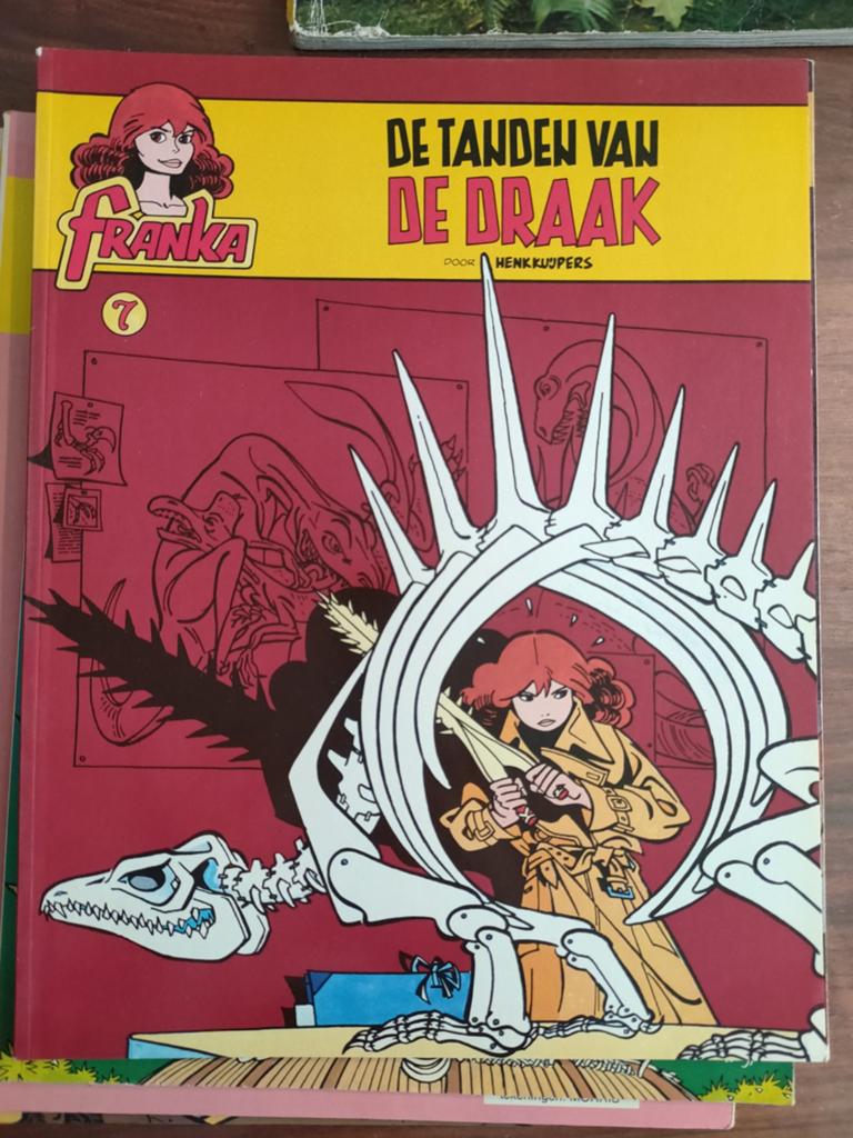 Franka - De Tanden van de Draak (1984), Boeken, Stripboeken, Zo goed als nieuw, Eén stripboek, Ophalen of Verzenden
