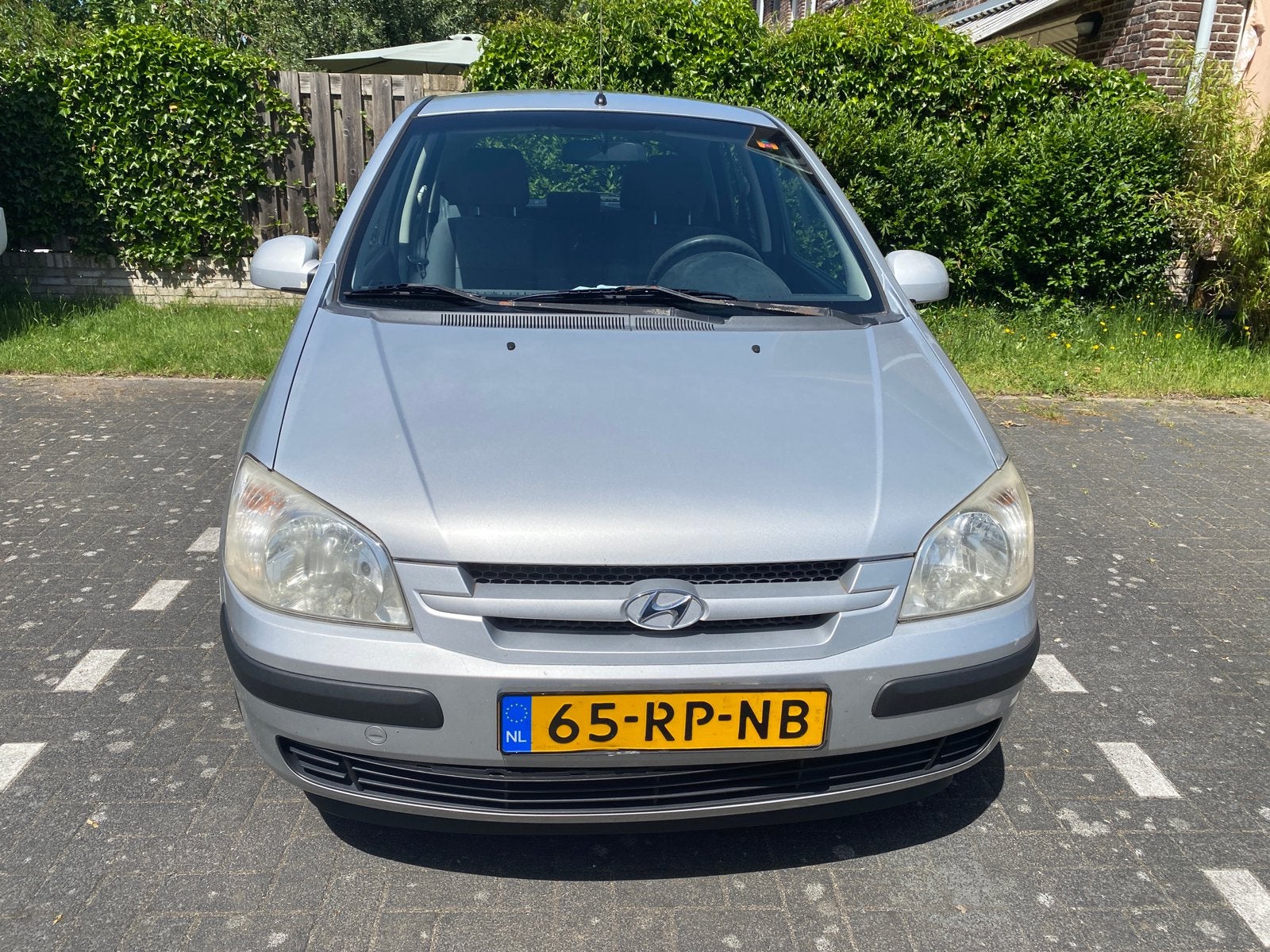 Hyundai Getz 1.3 5DRS 2005 Grijs, Auto's, 40 €/maand, 4 cilinders, Origineel Nederlands, Handgeschakeld