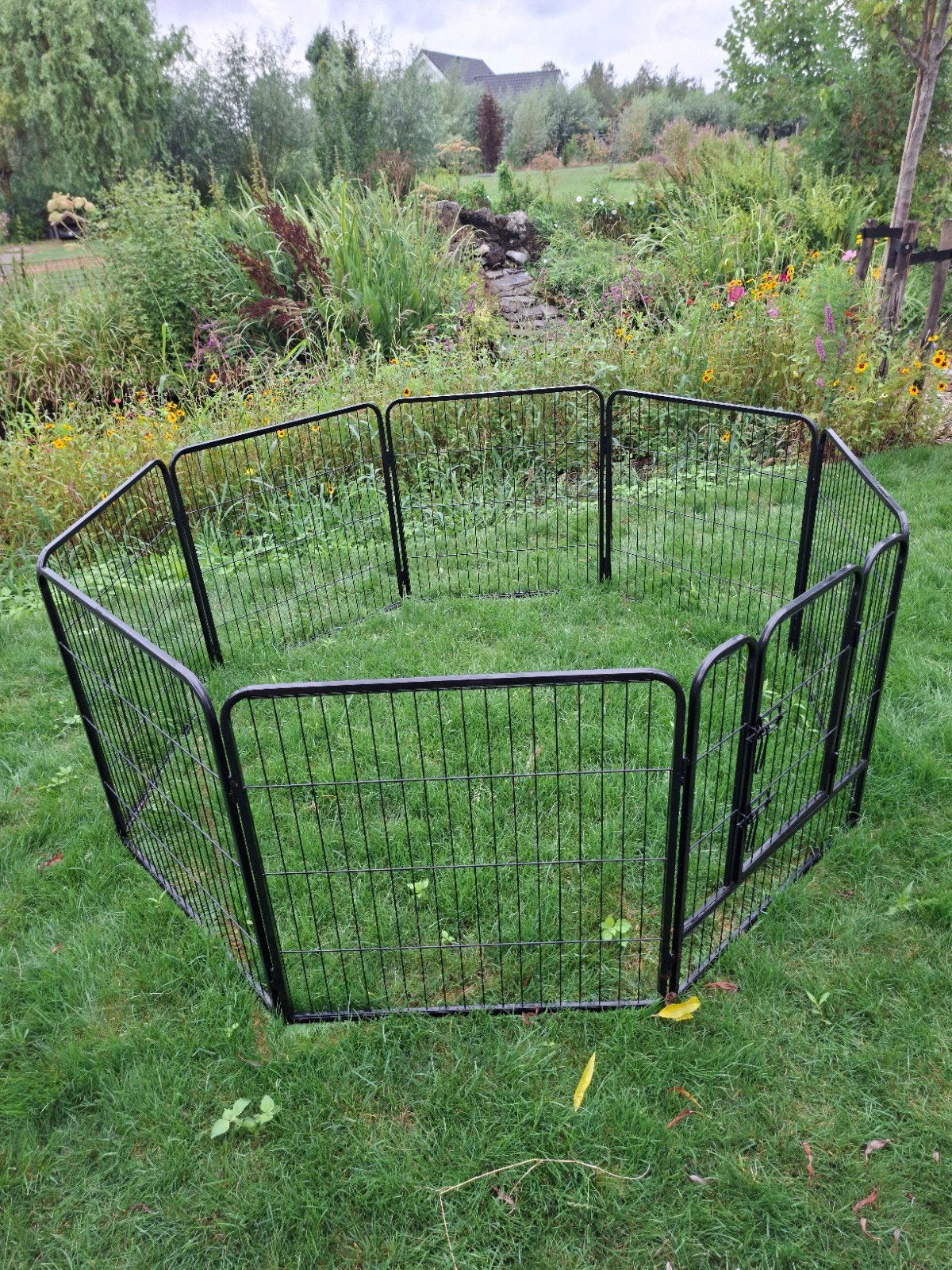 Puppyren te koop nog 1 ren van 8 panelen beschikbaar, Dieren en Toebehoren, Hondenhokken, Ophalen, Zo goed als nieuw, 65 tot 100 cm