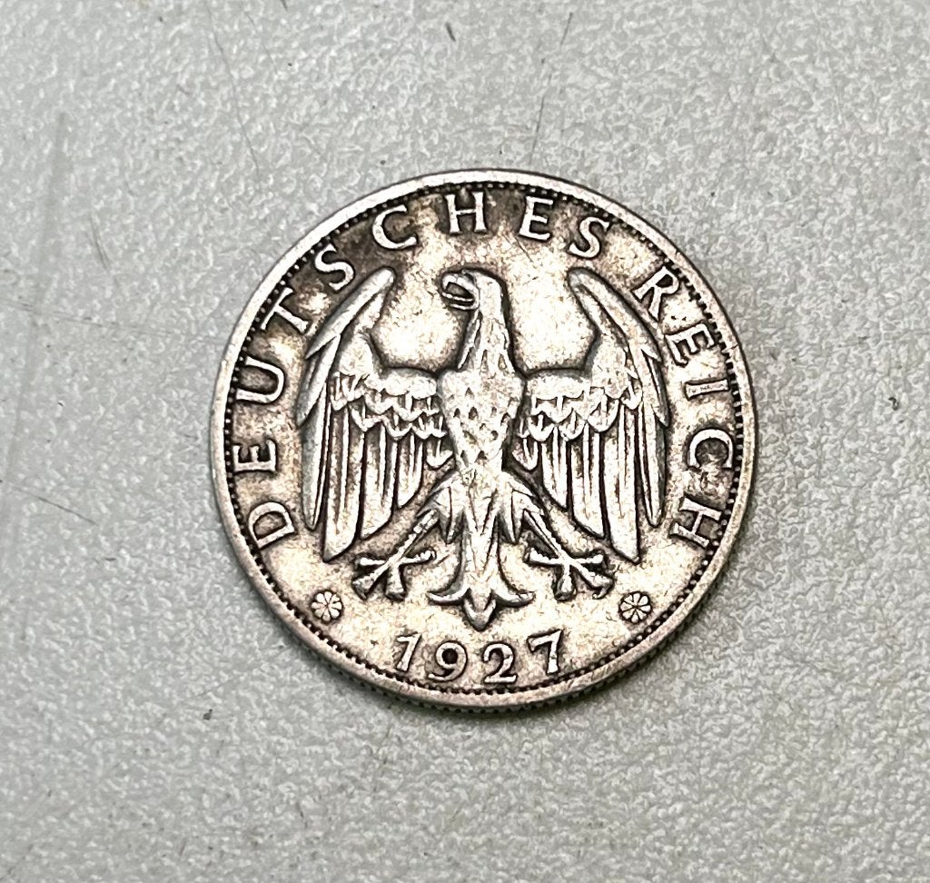 Zilveren 2 Reichsmark 1927 - Muntteken A Weimarrepubliek ZF+, Ophalen of Verzenden, Duitsland, Zilver