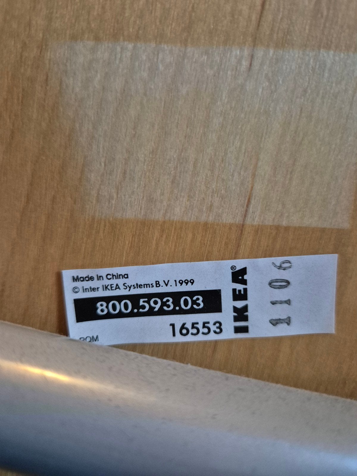 klapstoel hoog Ikea, Ophalen, Zo goed als nieuw, Wit, Eén