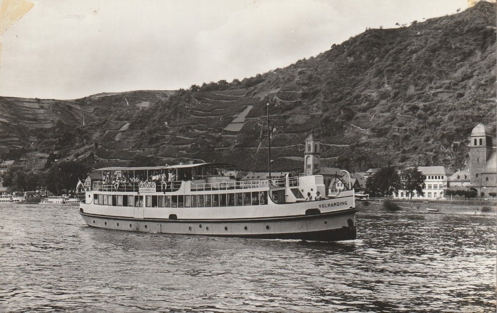 m.s de Volharding   rederij Wagenmakers, Ophalen of Verzenden, Zo goed als nieuw, Motorboot, Kaart, Foto of Prent
