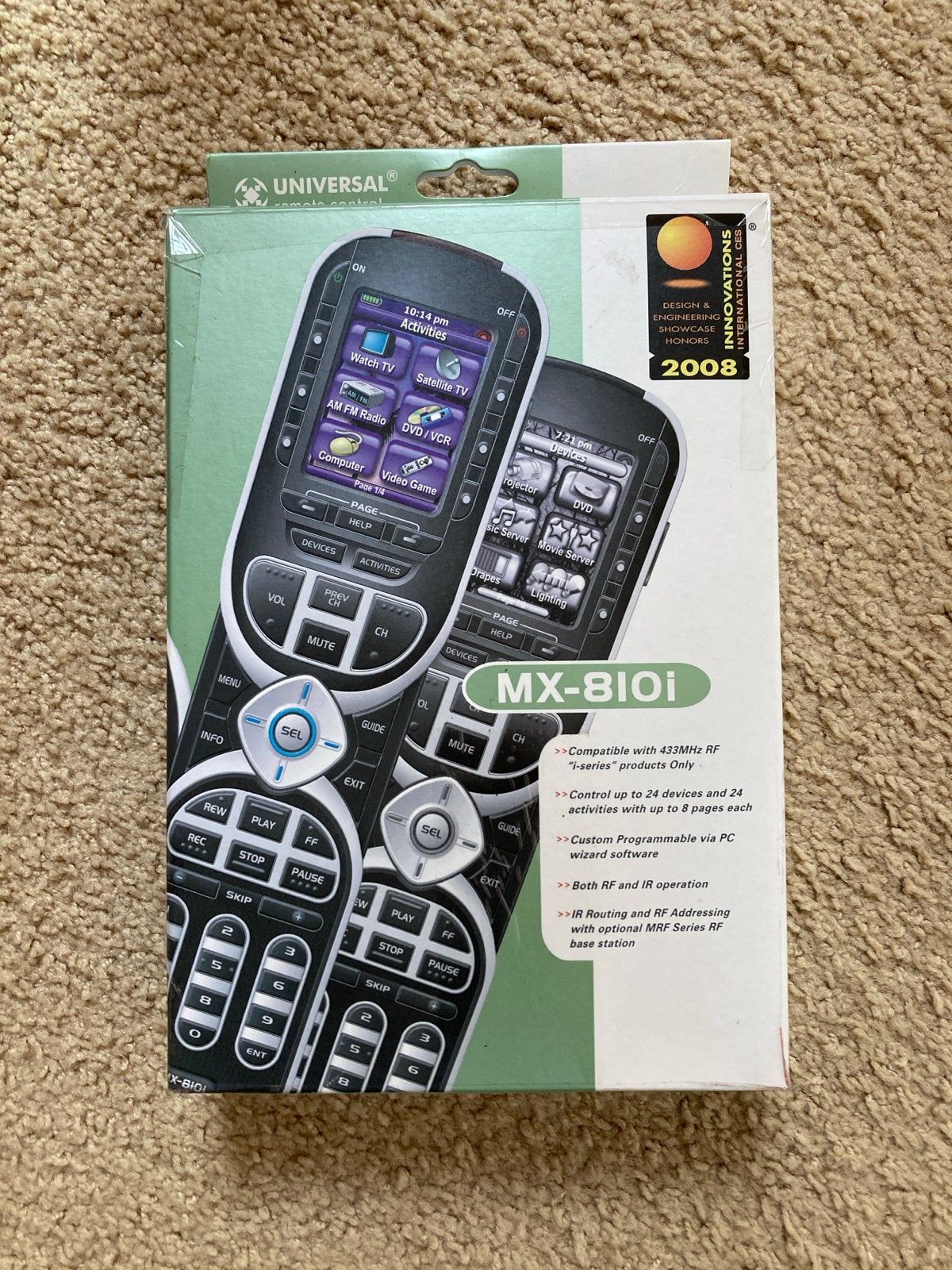 Universal Remote Control MX-810i - Nieuw in doos, Ophalen, Universeel, Nieuw, Dvd