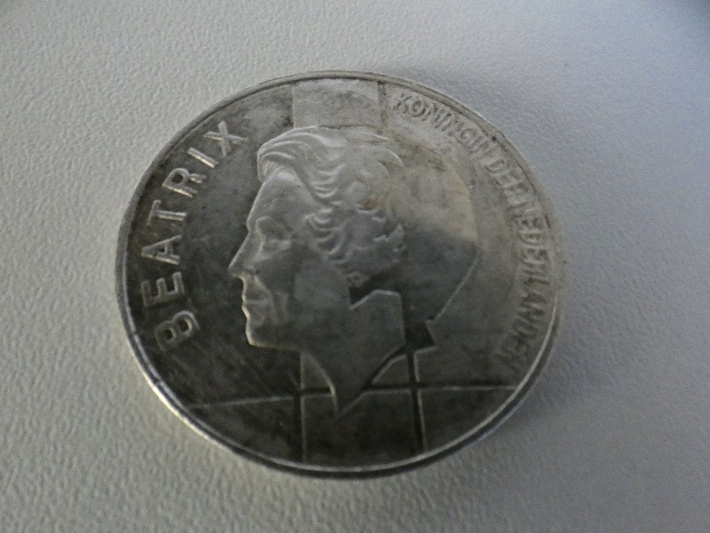 Te koop 10 gulden munt uit 1994 met Koningin Beatrix, Koningin Beatrix, Zilver, Ophalen of Verzenden, Losse munt